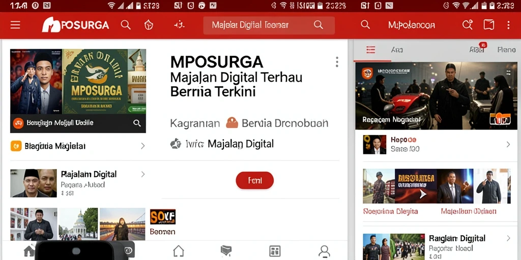 Antarmuka aplikasi MPOSURGA yang menarik dan modern.