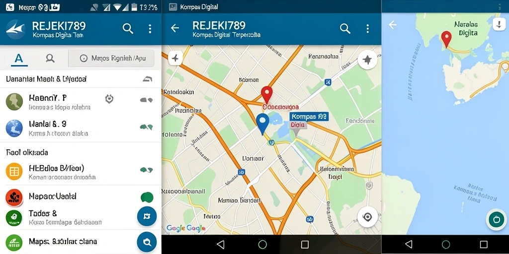 Tampilan antarmuka aplikasi Kompas Digital REJEKI789 yang intuitif dan informatif.
