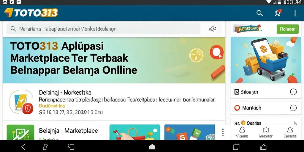 Tampilan antarmuka aplikasi TOTO313 yang modern dan mudah digunakan.