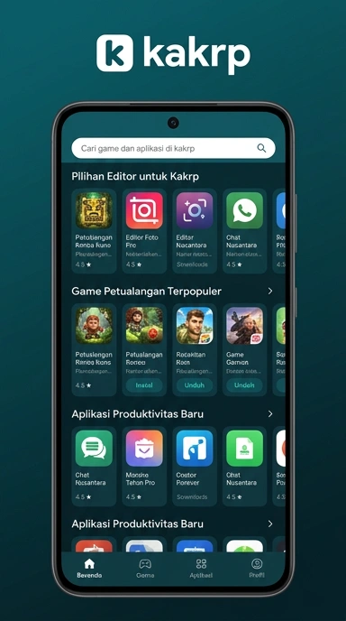 Himpunan Aplikasi Populer & Kanal Uji di kakrp — Akses Mudah untuk Semua